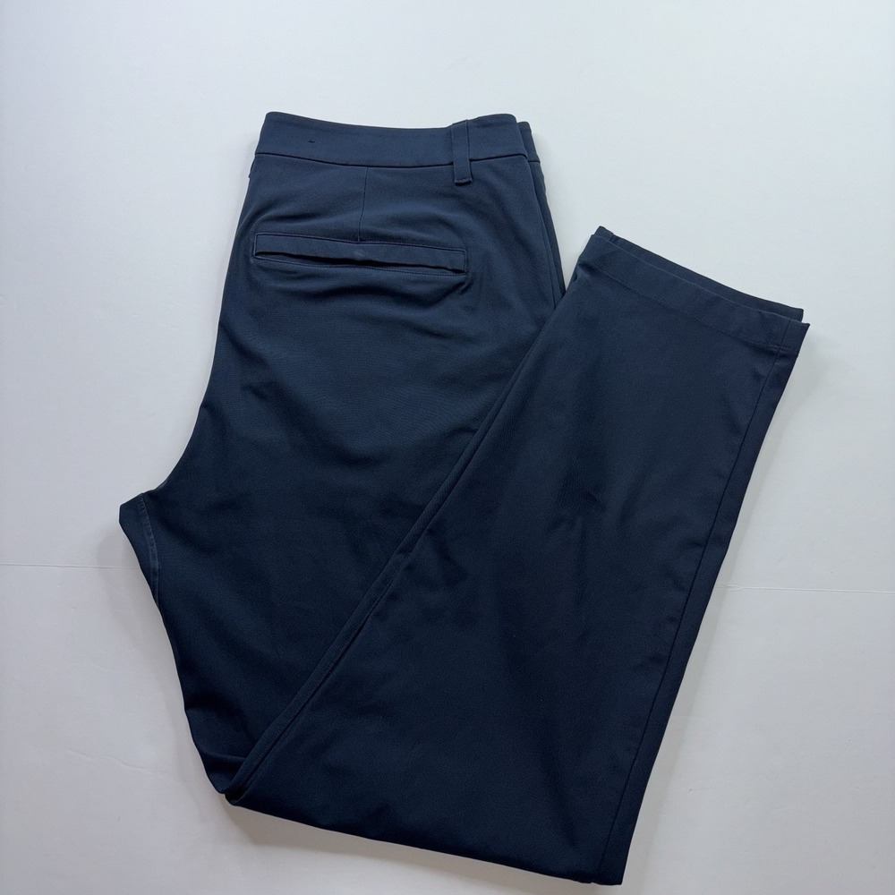 Lululemon ABC Classic Fit Navy Blue Performance Pants Mens Size 33x30 Warpstreme